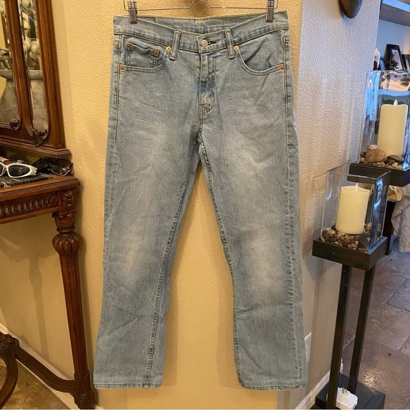 LEVI’S 527 Light Blue Jeans Size 32-Been Hemmed - Picture 1 of 10